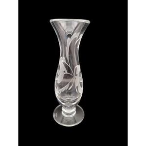 Marquis Waterford Crystal Bud Vase Yours Truly Collection Etched